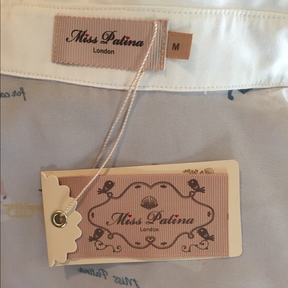 ❌SOLD❌ Miss Patina Pink Aristocat Blouse - Picture 4 of 4