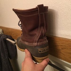 Warm trendy boots