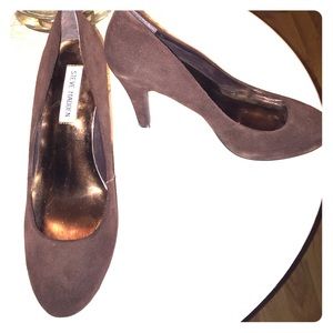 Brown suede Steve Maddens