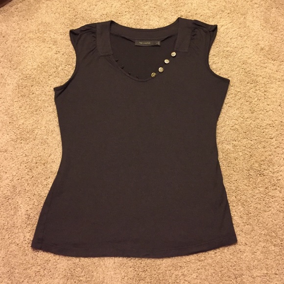 The Limited Brown Fitted Tank Size M cute detail