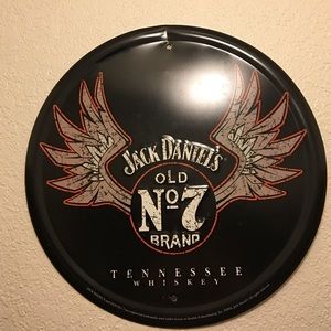 Jack Daniels tin wall thing. Vintage