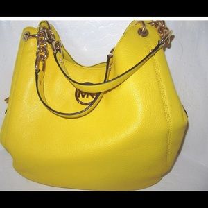 Michael kors yellow canary bag