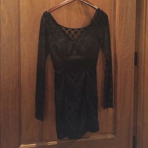 Black cocktail dress.