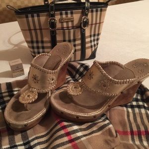 🌻AUTHENTIC JACK ROGERS WEDGES🌻