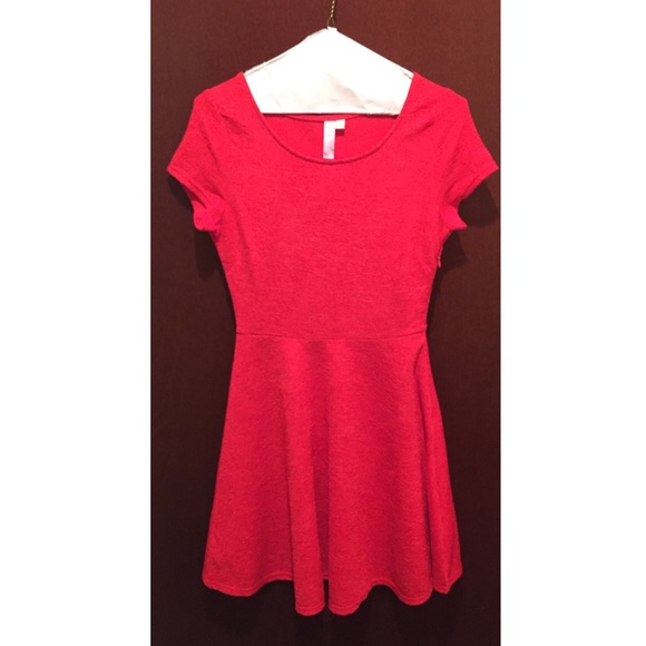 Red A-line dress from Francesca's