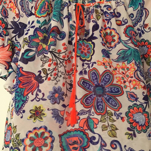 MILLY for DesigNation New w/tags Peasant Top Sz S! - Picture 3 of 4