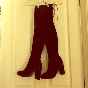 Over the knee boots