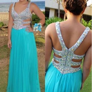 Prom Dress w/ side cut outs