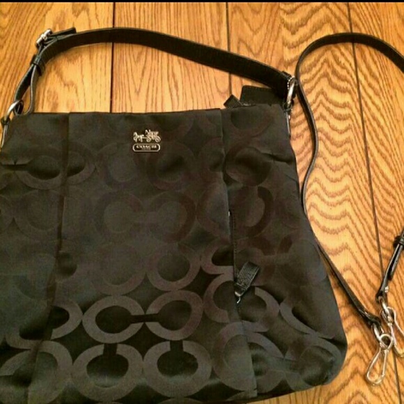 Black Madison signature Coach purse