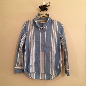 Madewell striped popover