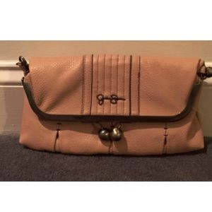 Jessica Simpson clutch with satchel strap