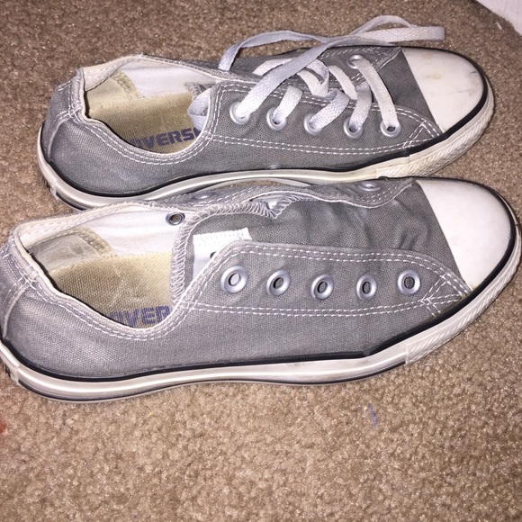 Grey converse