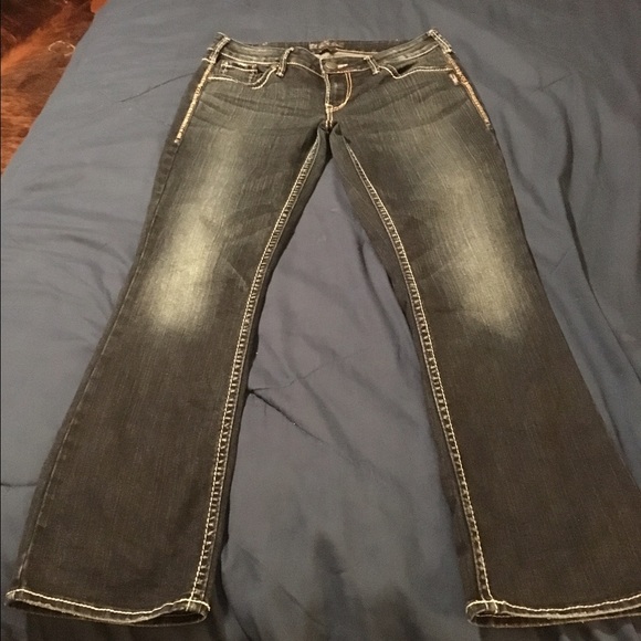 Silver Aiko Boot Stretch Jeans - Picture 1 of 3
