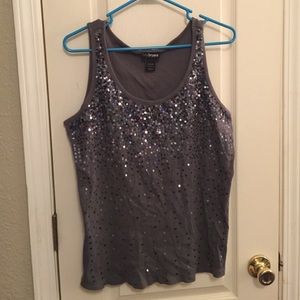 Lane Bryant sequin tank 18/20