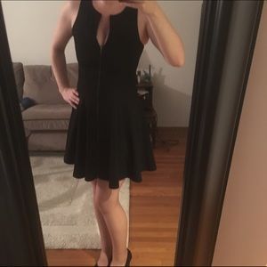 NWOT  Lush Black Skater dress. US Medium