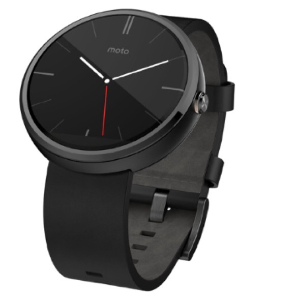 Smart Watch - Moto 360 Black Leather