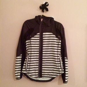 Lululemon striped running jacket