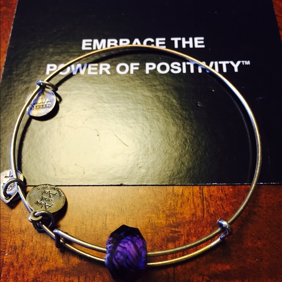 Alex and Ani Jewelry - Alex and ani short & sweet Plum