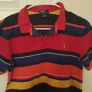 Stripped short sleeve shirt