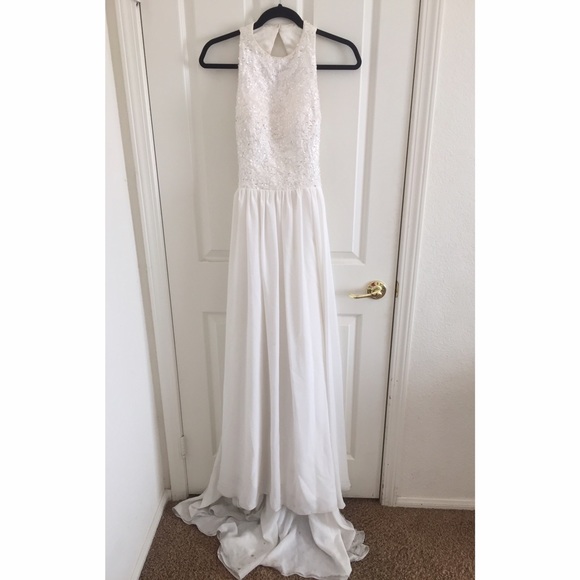 Open Back Prom Dress - Picture 2 of 4