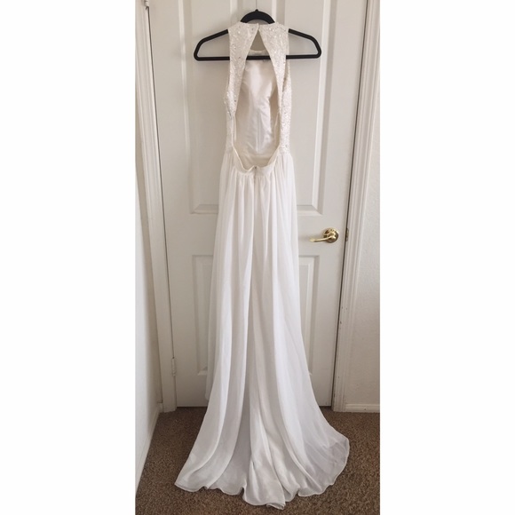 Open Back Prom Dress - Picture 3 of 4