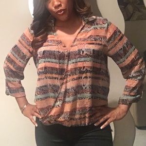 Bar III Multi Blouse