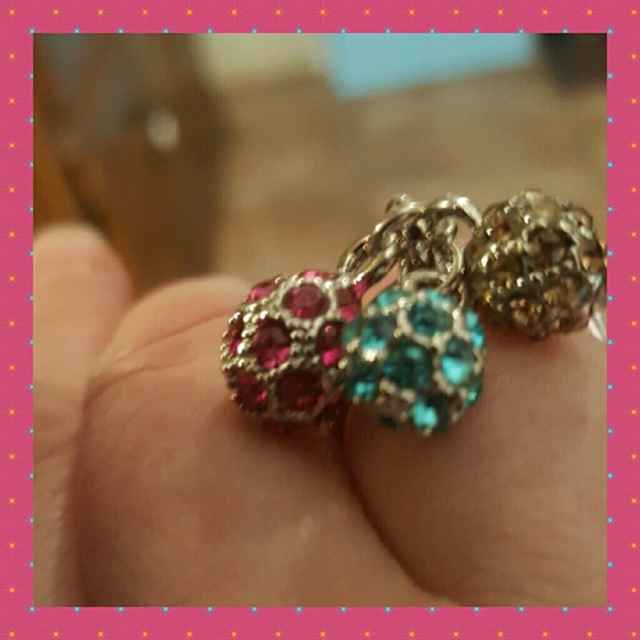 SALE! ROXI MULTICOLOR DIAMOND BEADS RING - Picture 4 of 4