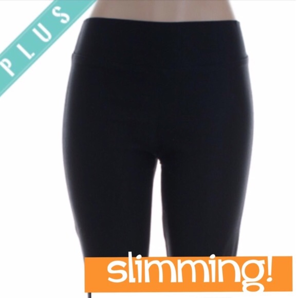 STRETCHY CAPRI PANTS! TEAL, CORAL, WHITE OR BLACK! - Picture 3 of 3