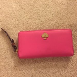 Bright Pink Kate Spade Wallet
