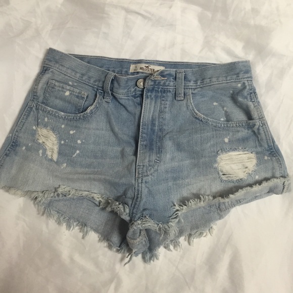 Hollister CO denim high rise shorts