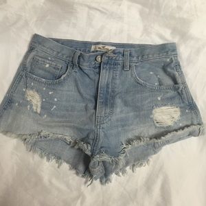 Hollister CO denim high rise shorts