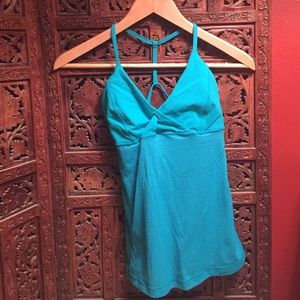 Blue/teal Lululemon tank top size 2 so cute!!