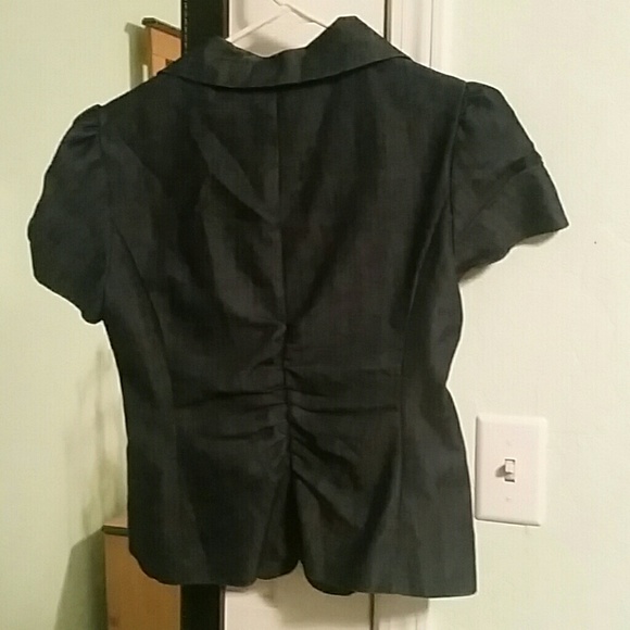 Dark blue short sleeve blazer - Picture 2 of 2