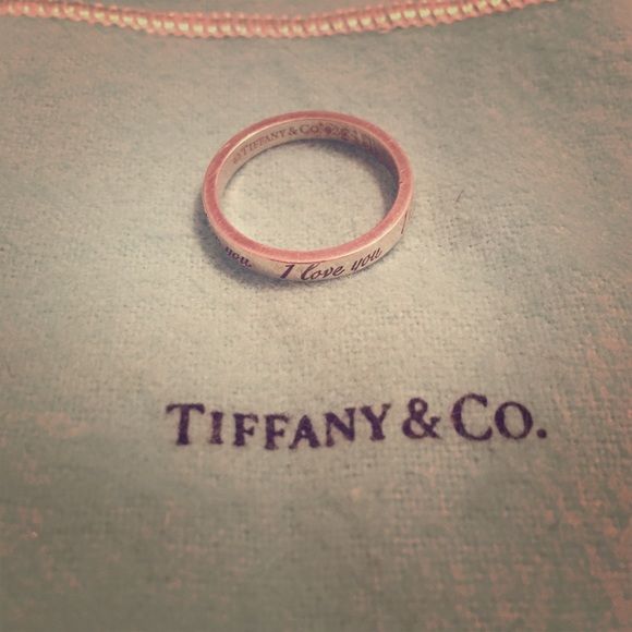 "I love you" Tiffany & Co. Ring