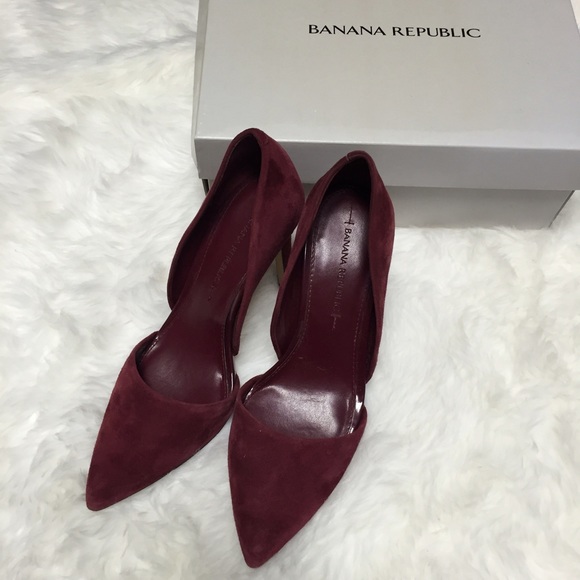 Banana Republic Shoes - Banana Republic Adelia D'Orsay Pumps in "Scarlett"