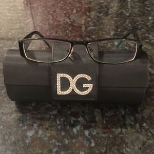 Dolce and Gabbana black glasses.