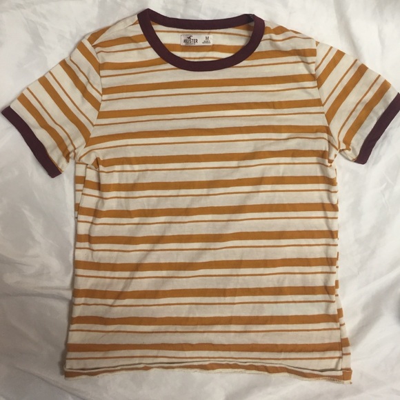 Hollister nwot striped ringer tee