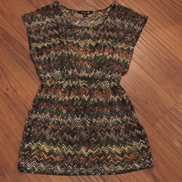 Chevron Retro Blouse