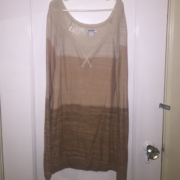 Oversized knit sweater