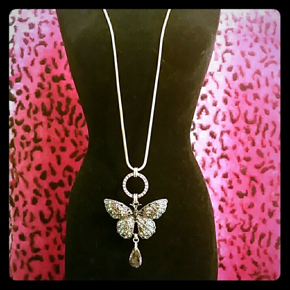 Betsey Johnson Butterfly Necklace