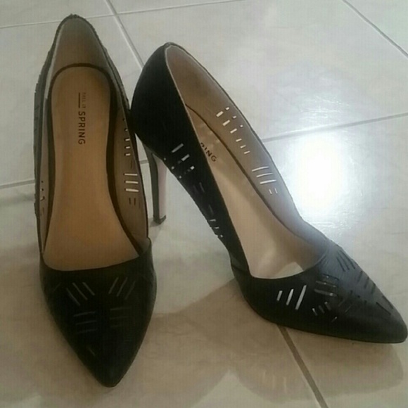Black heels