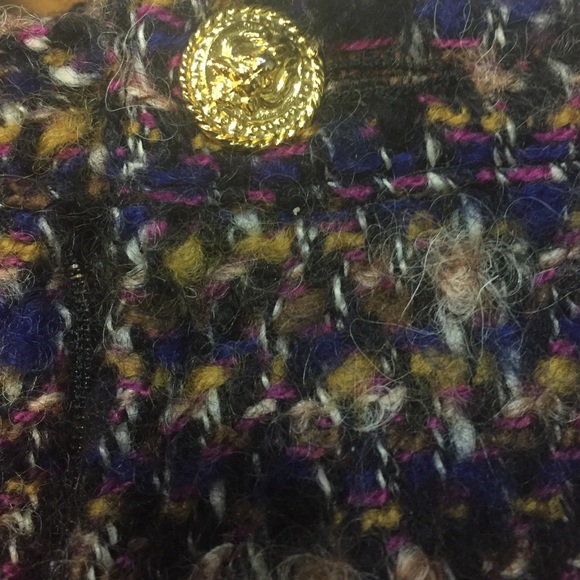 HIGH-END Italian Vintage Tweed Skirt Nora Grandi - Picture 2 of 4