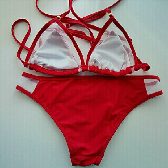 NEW Padded Mesh Panel Bikini Set - Picture 4 of 4