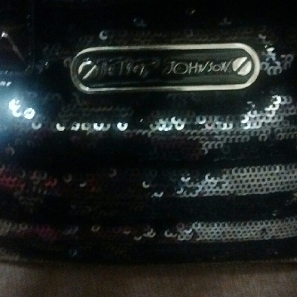 Betsey Johnson sequence oversize wrist bag
