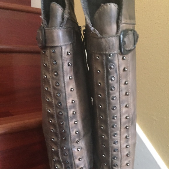 Vince Camuto Tall Studded Boots. - Picture 3 of 4