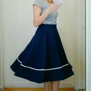 Modcloth "Streak of Success" skirt in navy