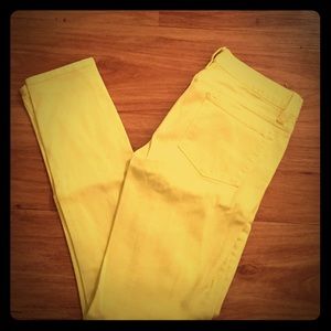 Yellow J. Crew Skinny Jeans 🌼