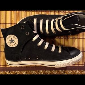 cool suede & canvas high tops