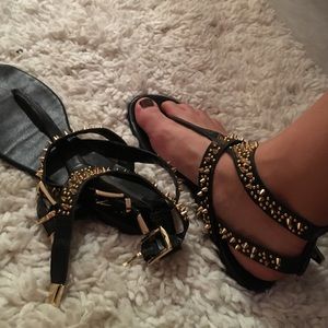 Steve Madden studded flats