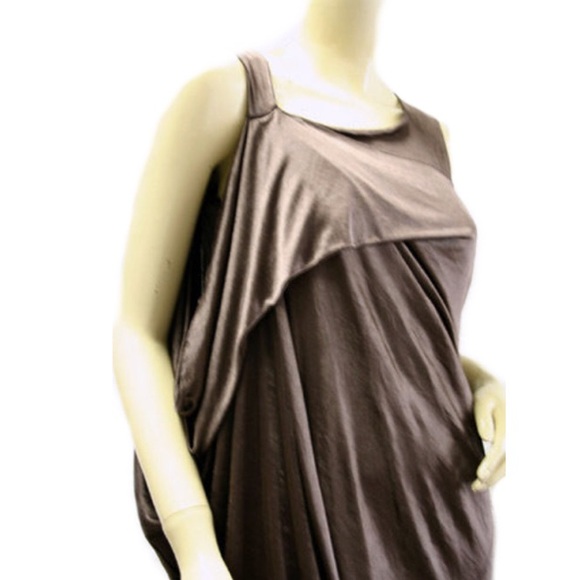 BCBG MaxAzria Runway Asymmetric Draped Dress - Picture 3 of 6